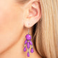 Paparazzi Accessories - Summer Feeling - Purple Earrings