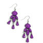 Paparazzi Accessories - Summer Feeling - Purple Earrings