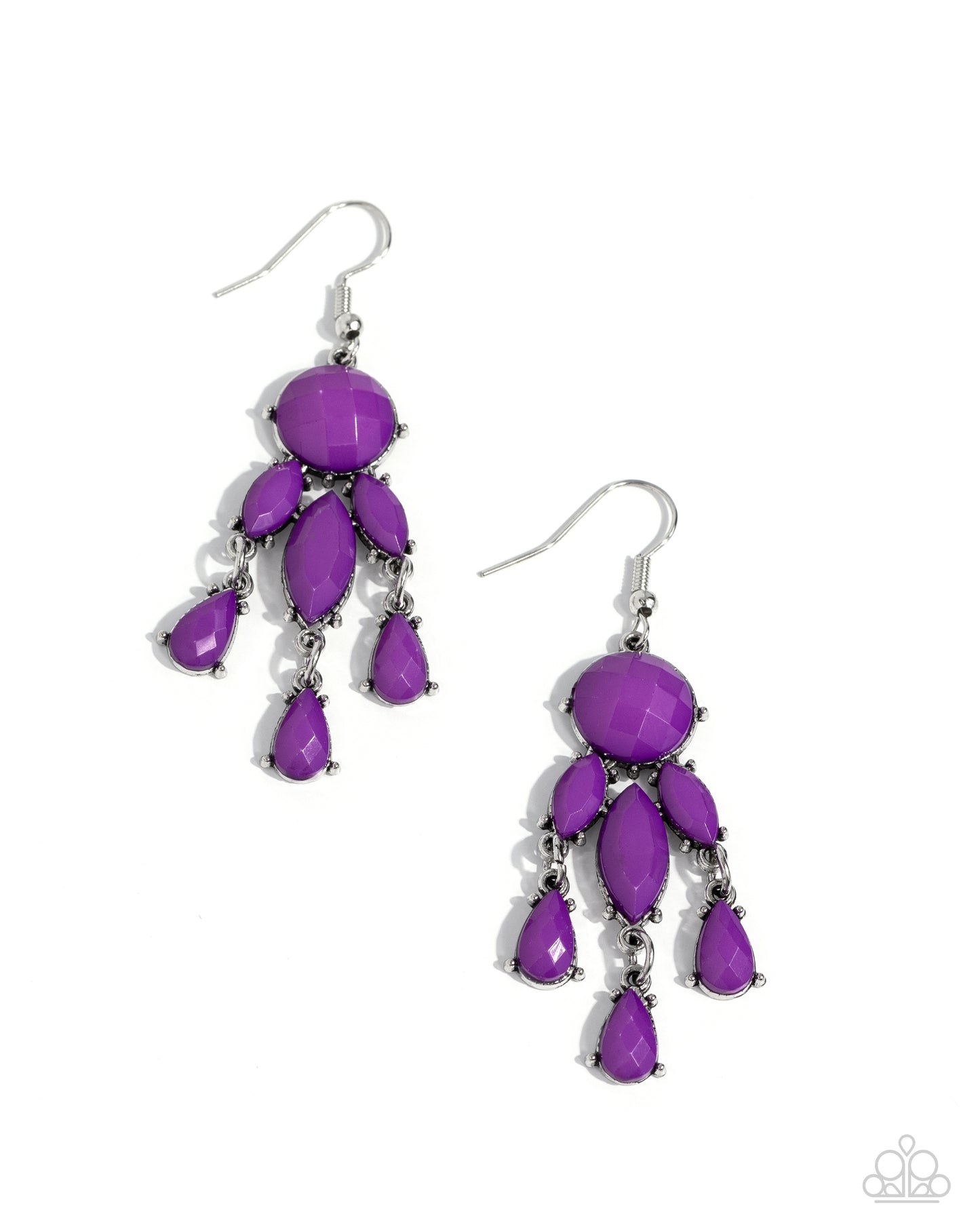 Paparazzi Accessories - Summer Feeling - Purple Earrings