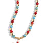 Paparazzi Accessories - Speckled Story - Red Necklace