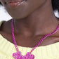 Paparazzi Accessories - Low-Key Lovestruck - Pink Necklace