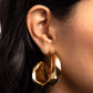 Paparazzi Accessories - Curly Cadence - Gold Earrings