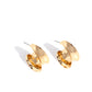 Paparazzi Accessories - Curly Cadence - Gold Earrings