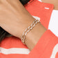 Paparazzi Accessories - Free Thinking Gold Bracelet