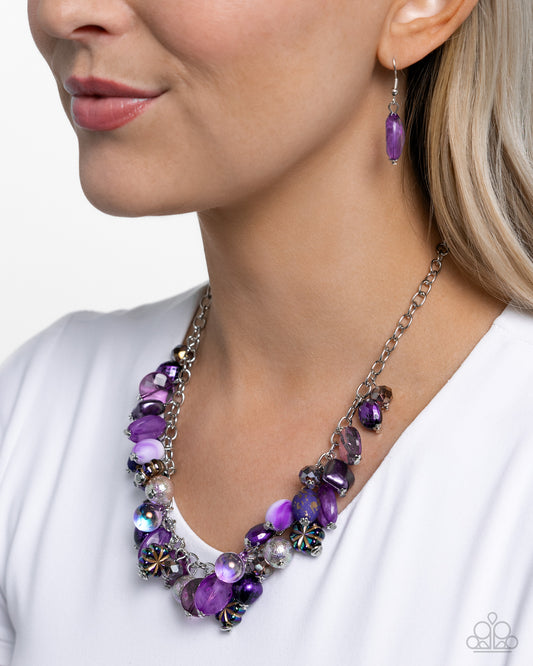 Paparazzi Accessories - Offbeat Ofrenda - Purple Necklace