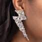 Paparazzi Accessories - Electric Effulgence - White Earrings