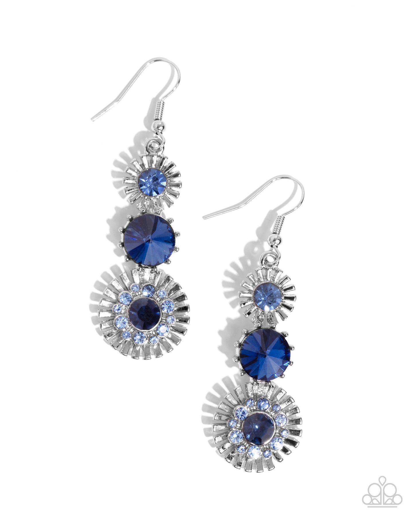 Paparazzi Accessories - Dedicated Dalliance - Blue Earrings