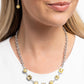 Paparazzi Accessories - Bejeweled Bravado - Yellow Necklace