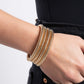 Paparazzi Accessories - Casual Coils - Gold Bracelet