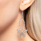 Paparazzi Accessories - Aerial Avenue - Multi Butterfly Earrings