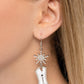 Paparazzi Accessories - Compelling Cowboy - White Earrings