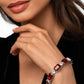 Paparazzi Accessories - Tonight Only! - Red Stone Bracelet