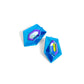 Paparazzi Accessories - Dauntless Detail - Blue Clip On Earrings