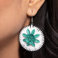 Paparazzi Accessories - Dancing Daydream - Green Earrings