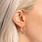 Paparazzi Accessories- -Winking Whimsy - Gold Earrings