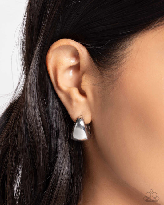 Paparazzi Accessories - Thick as Thieves - Silver Earrings