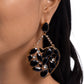 Paparazzi Accessories - Glittery Gait - Black Earrings