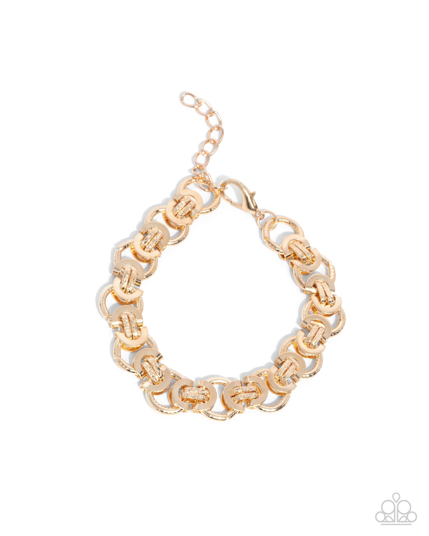 Paparazzi Accessories - Complete Look Gold Urban Necklace and Bracelet