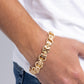 Paparazzi Accessories - Complete Look Gold Urban Necklace and Bracelet