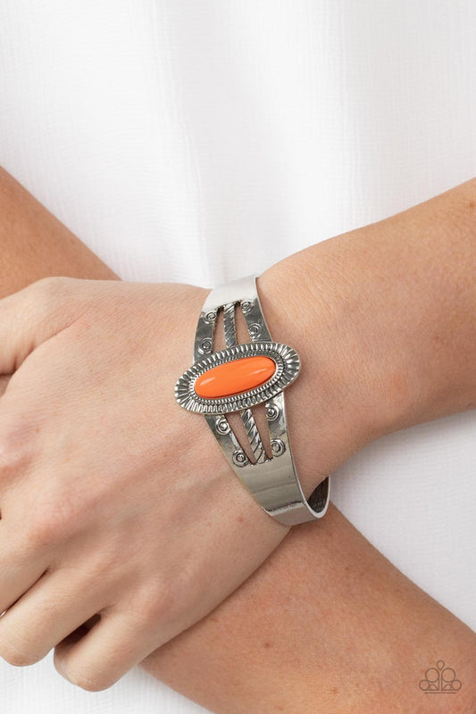 Paparazzi Accessories - Wanderlust Walkabout - Orange Bracelet