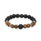Paparazzi Accessories - Neutral Zone MB2 - Brown Bracelet