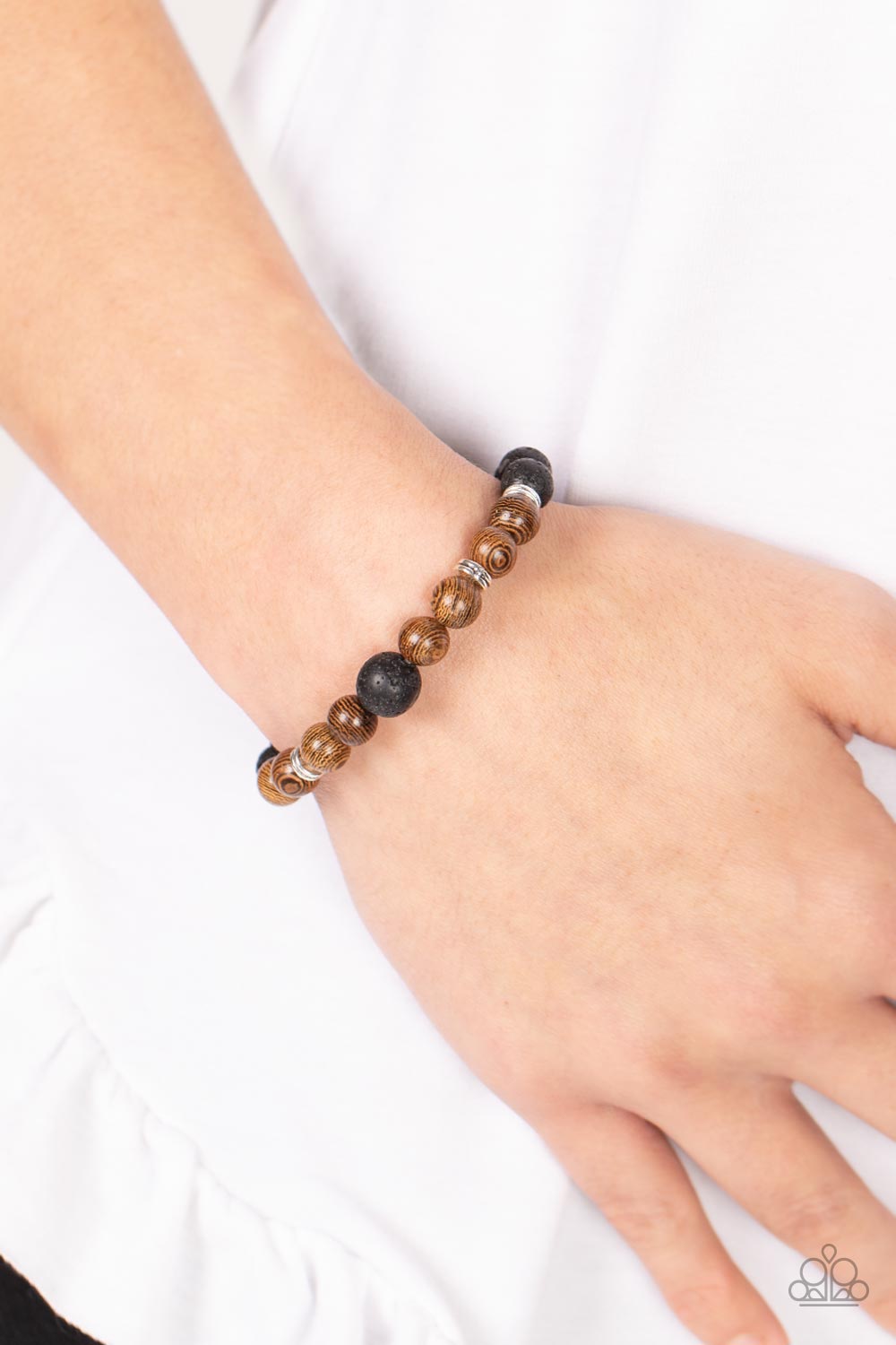 Paparazzi Accessories - Neutral Zone MB2 - Brown Bracelet