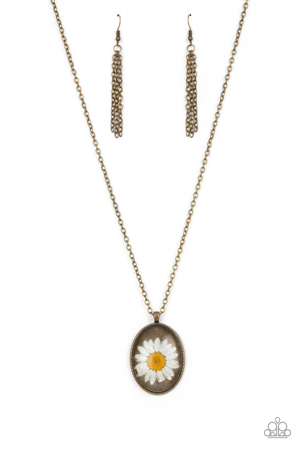 Paparazzi Accessories - Prairie Passion N34 - Brass Necklace