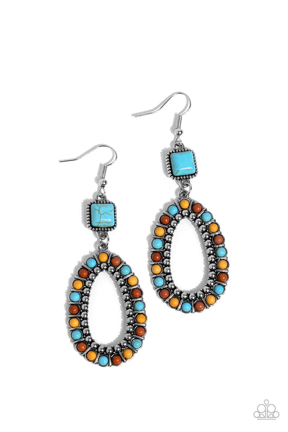 Paparazzi Accessories - Napa Valley Luxe E13 - Multi Earrings