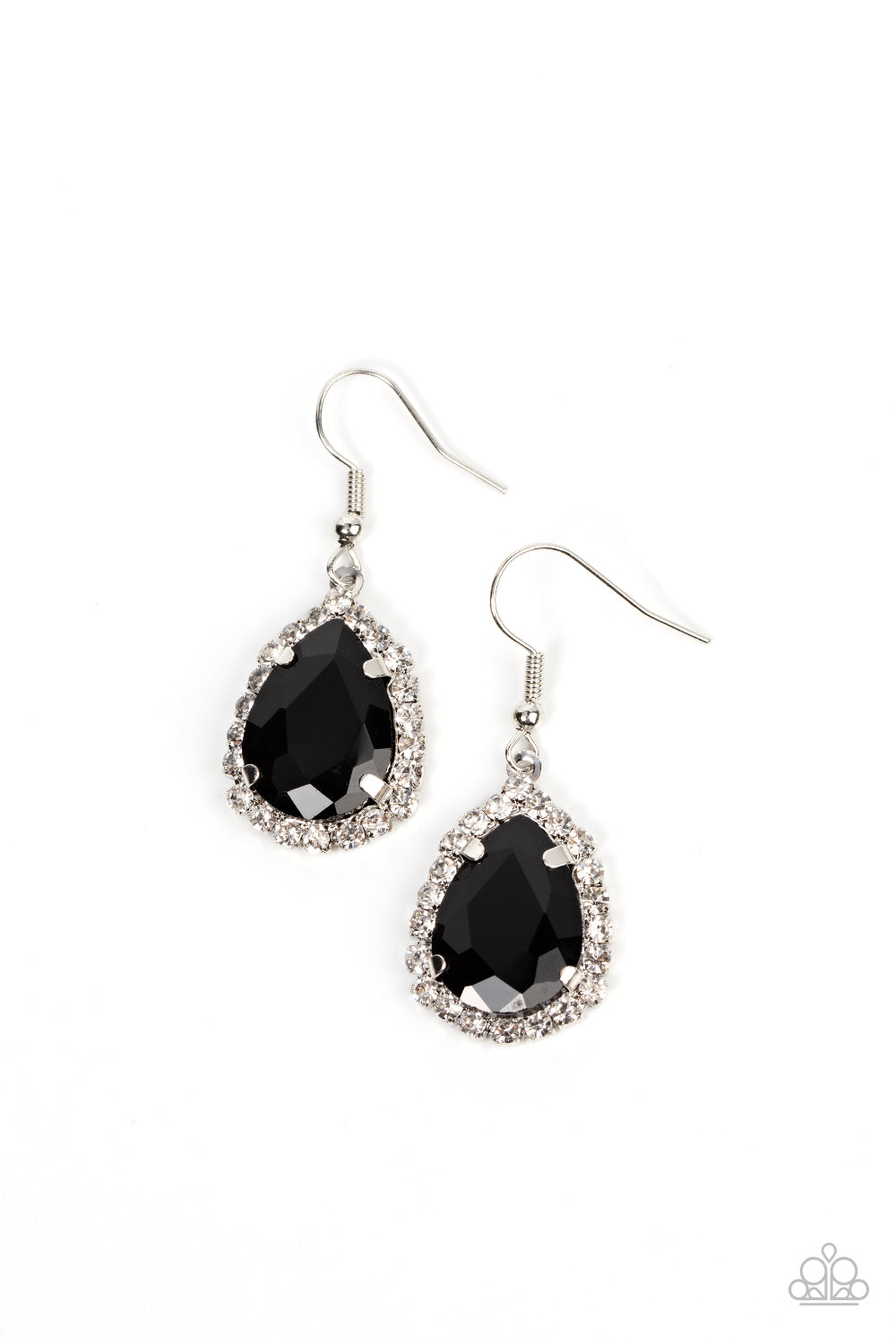 Paparazzi Accessories - Bippity Boppity BOOM! - Black Earrings