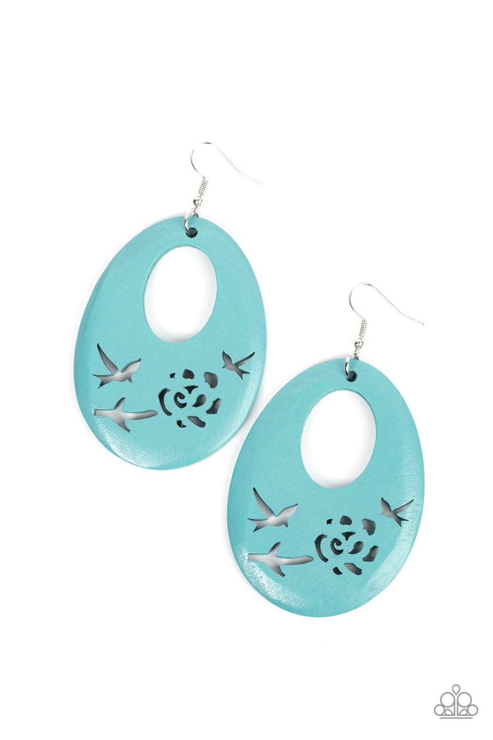 Paparazzi Accessories - Home TWEET Home - Blue Earrings