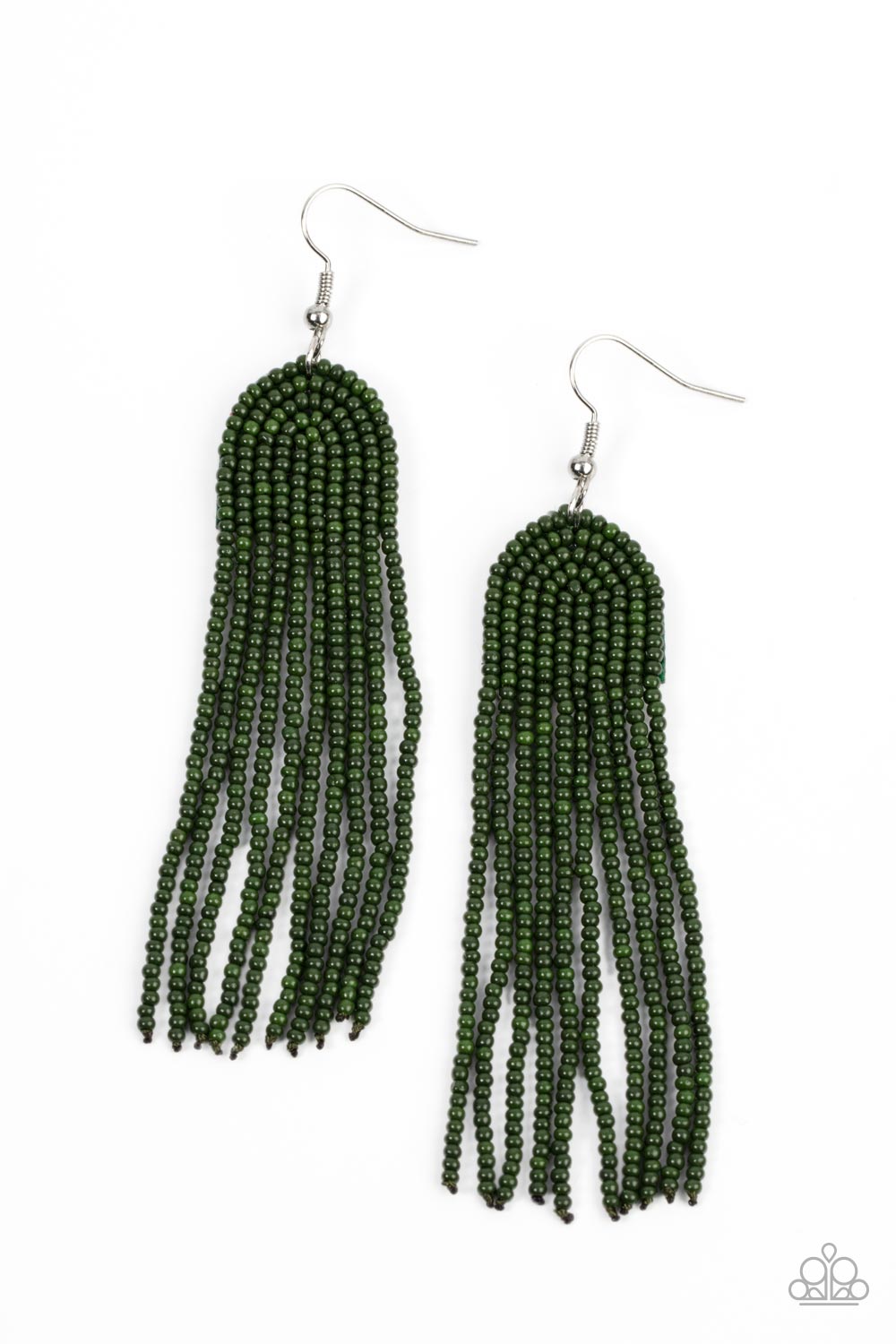 Paparazzi Accessories - Right as RAINBOW E27 - Green Earrings