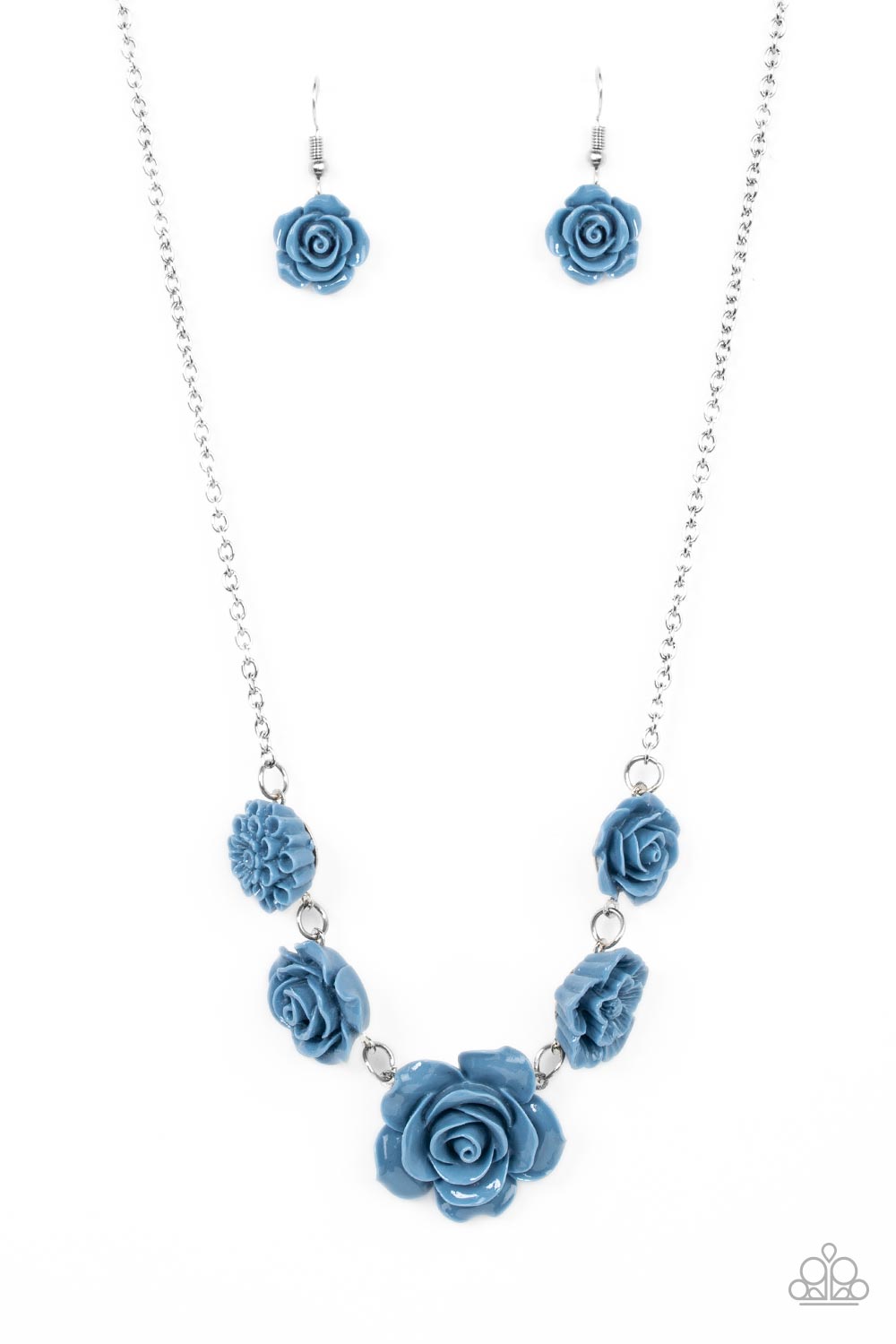 Paparazzi Accessories - PRIMROSE and Pretty N-9 - Blue Necklace