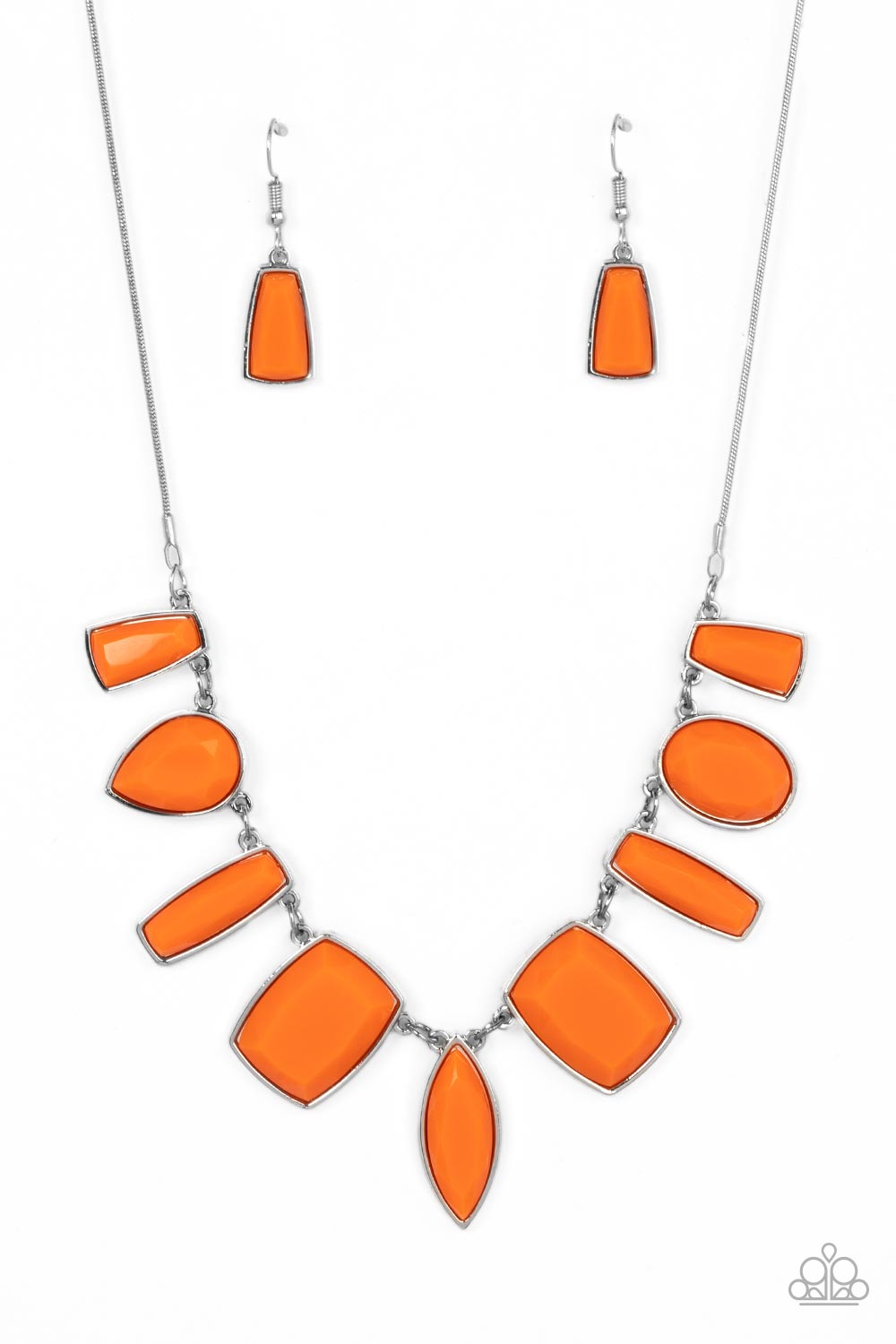 Paparazzi Accessories - Luscious Luxe - Orange Necklace