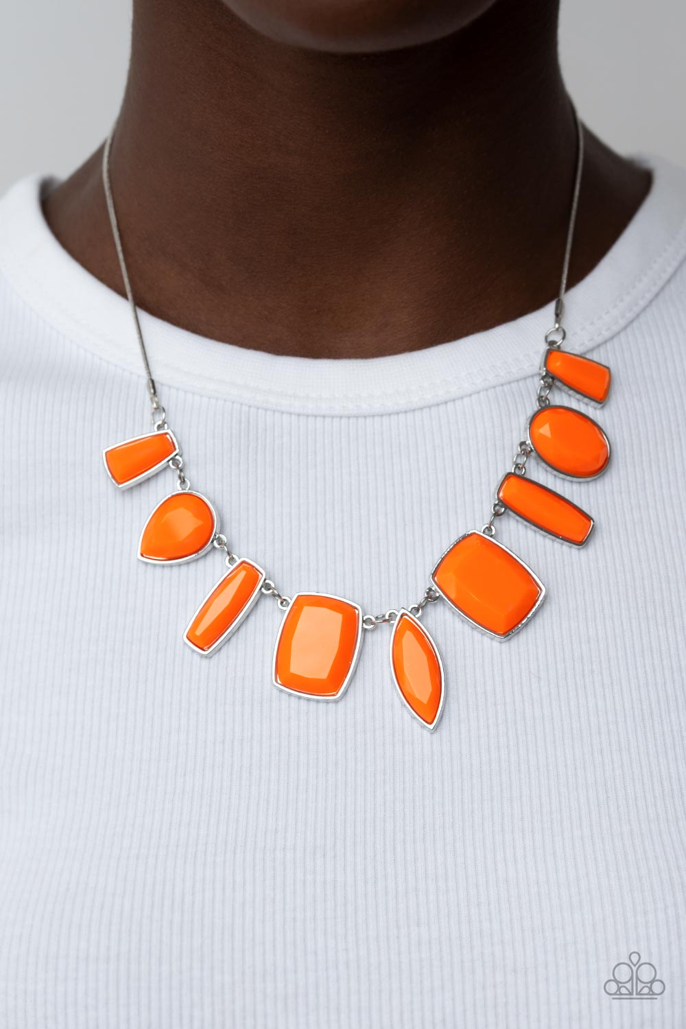 Paparazzi Accessories - Luscious Luxe - Orange Necklace