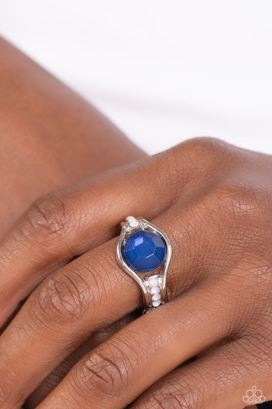 Paparazzi Accessories - Meadow Mist - Blue Ring