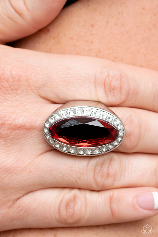 Paparazzi Accessories- Believe in Bling - Red Ring