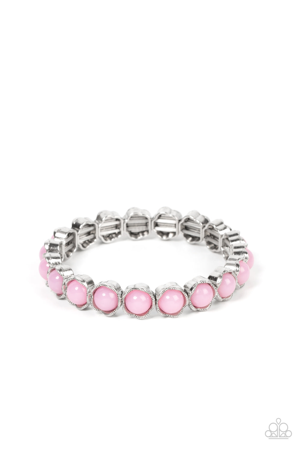 Paparazzi Accessories- Lets be Buds B38 - Pink Bracelet