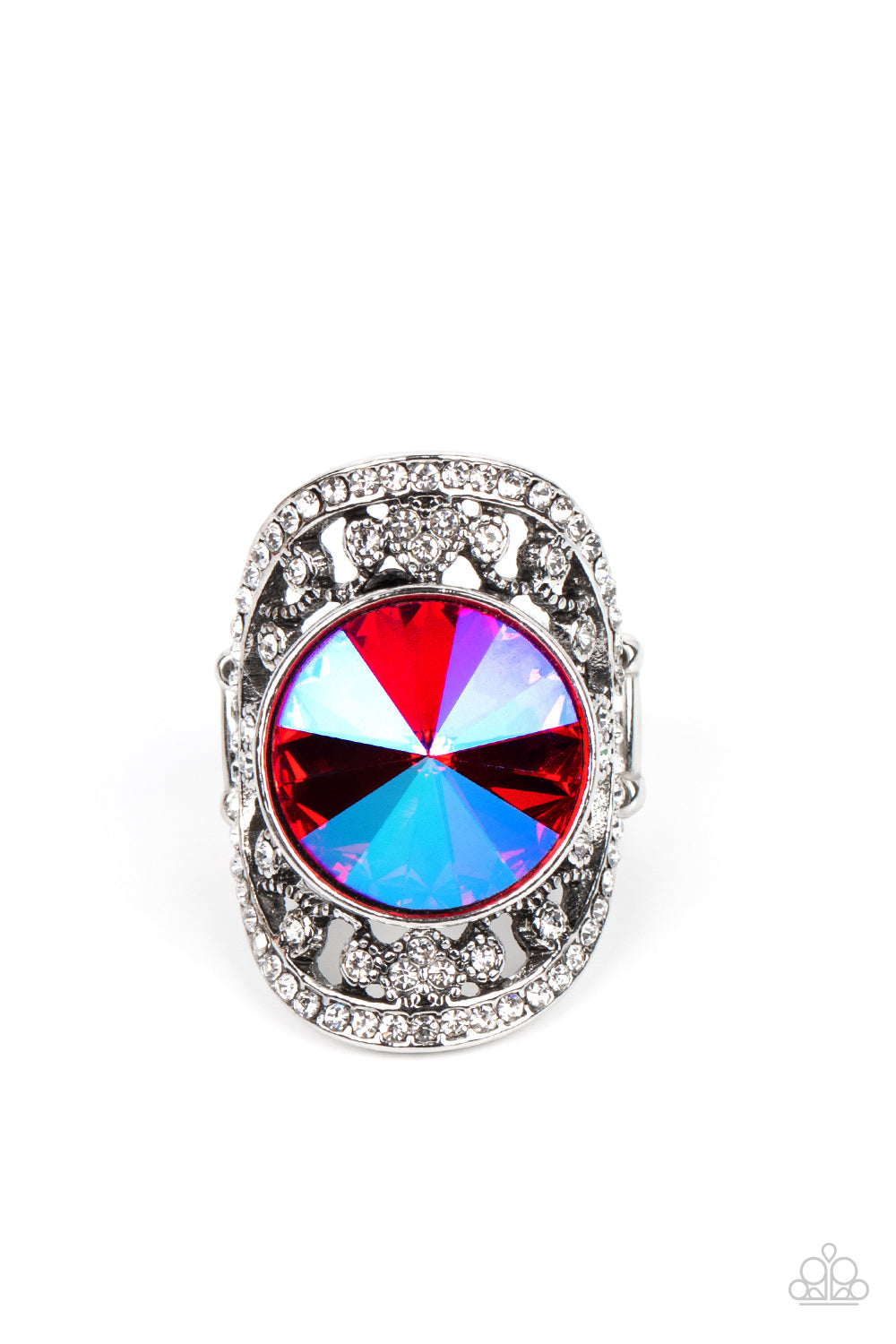 Paparazzi Accessories - Galactic Garden  - Pink Ring R1