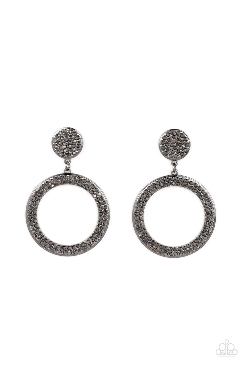 Paparazzi Accessories - GLOW You Away - Black Earrings