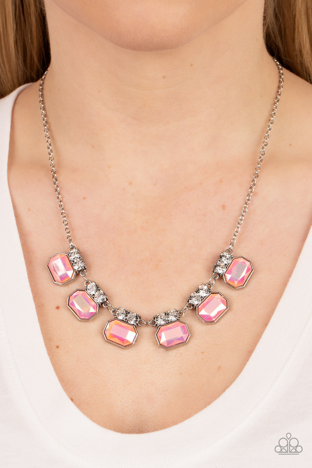 Paparazzi Accessories - Interstellar Inspiration N39 - Pink Necklace