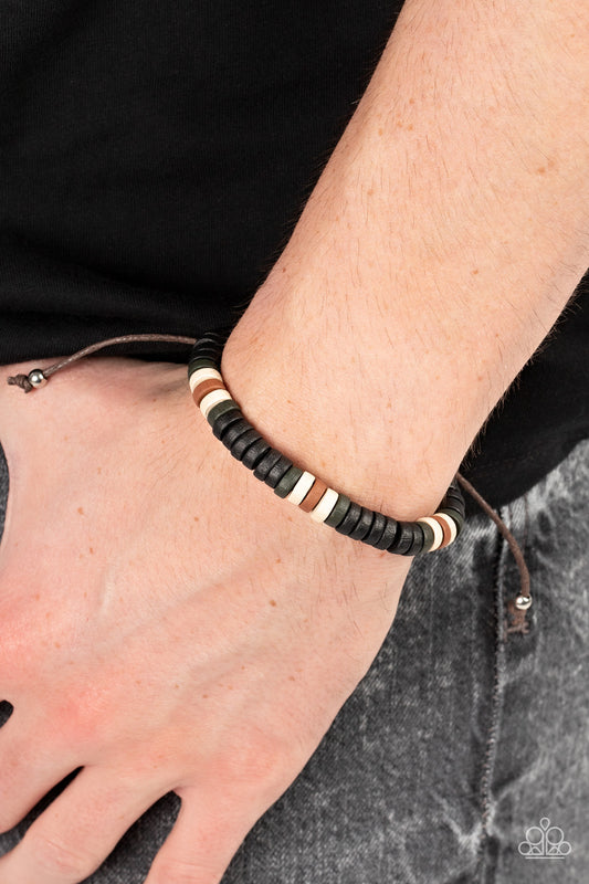 Paparazzi Accessories - Wild Wanderer - Black Urban Bracelet