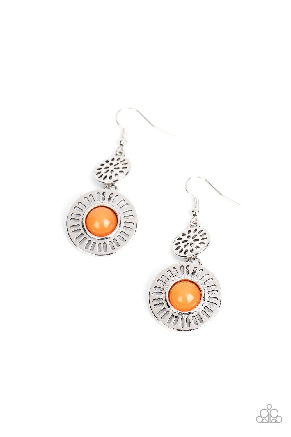 Paparazzi Accessories - Ocean Orchard E15 - Orange Earrings