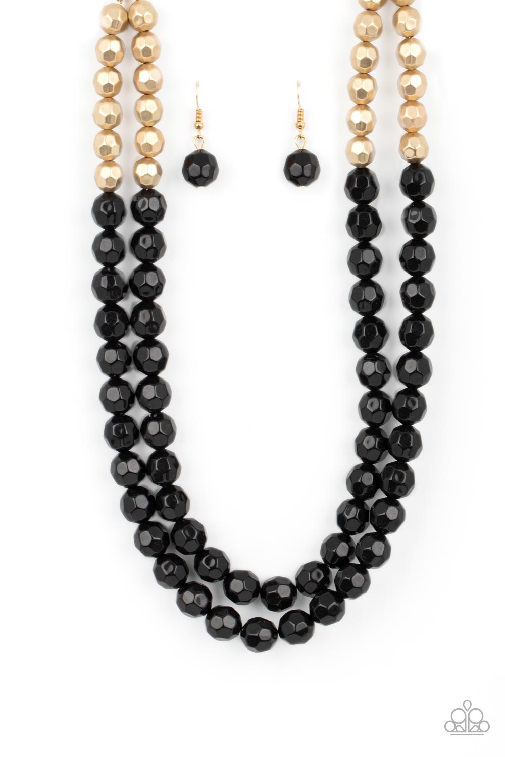 Paparazzi Accessories - Greco Getaway N41 - Black Necklace