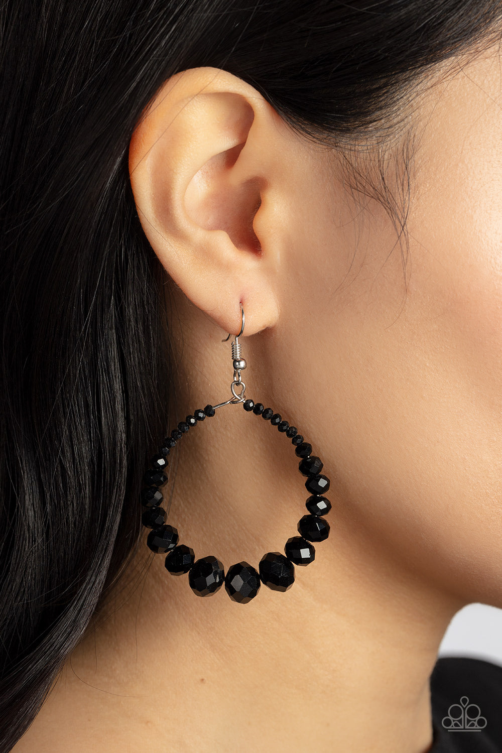 Paparazzi Accessories - Astral Aesthetic E2 - Black Earrings