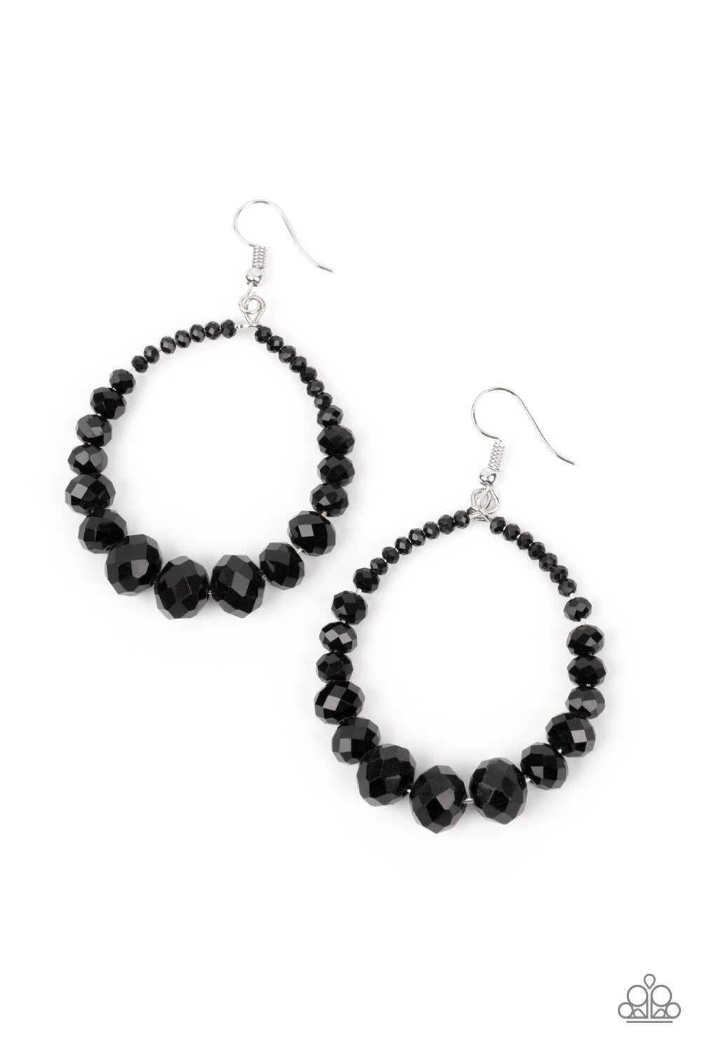 Paparazzi Accessories - Astral Aesthetic E2 - Black Earrings