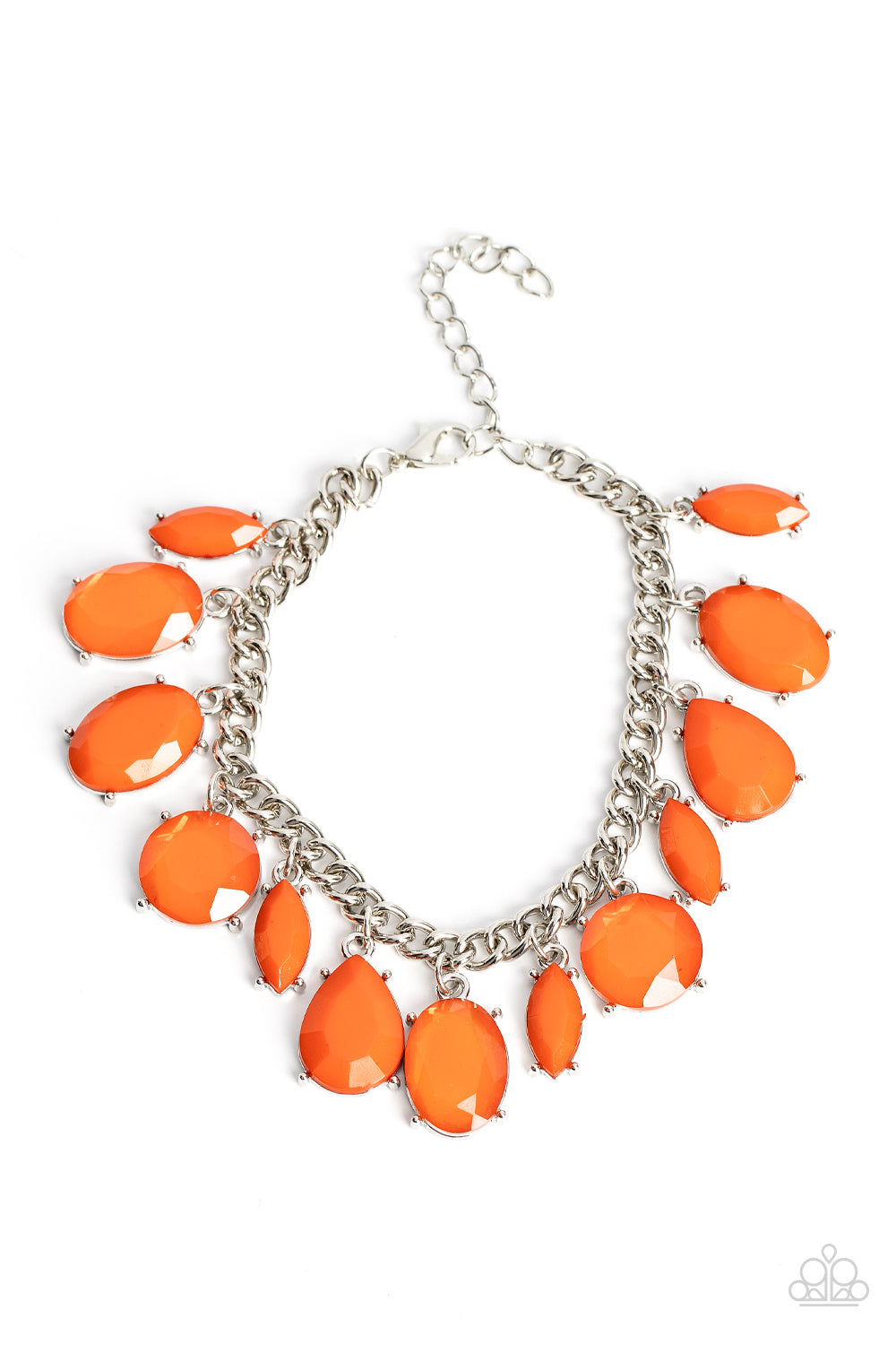 Paparazzi Accessories - Serendipitous Shimmer - Orange Bracelet