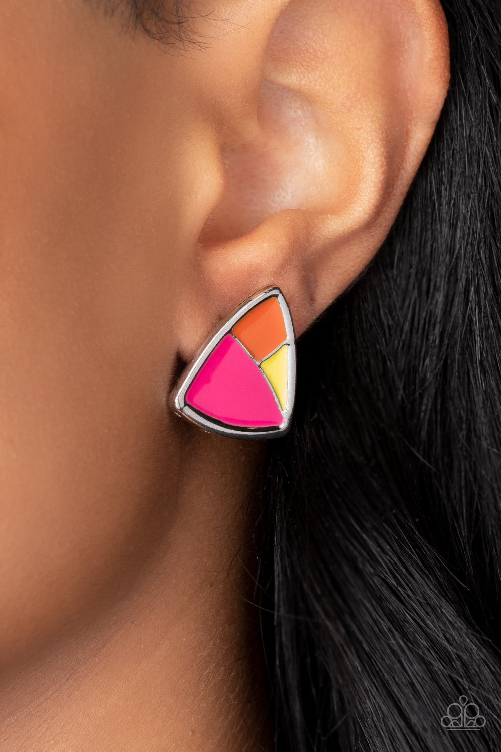 Paparazzi Accessories - Kaleidoscopic Collision - Multi Earrings