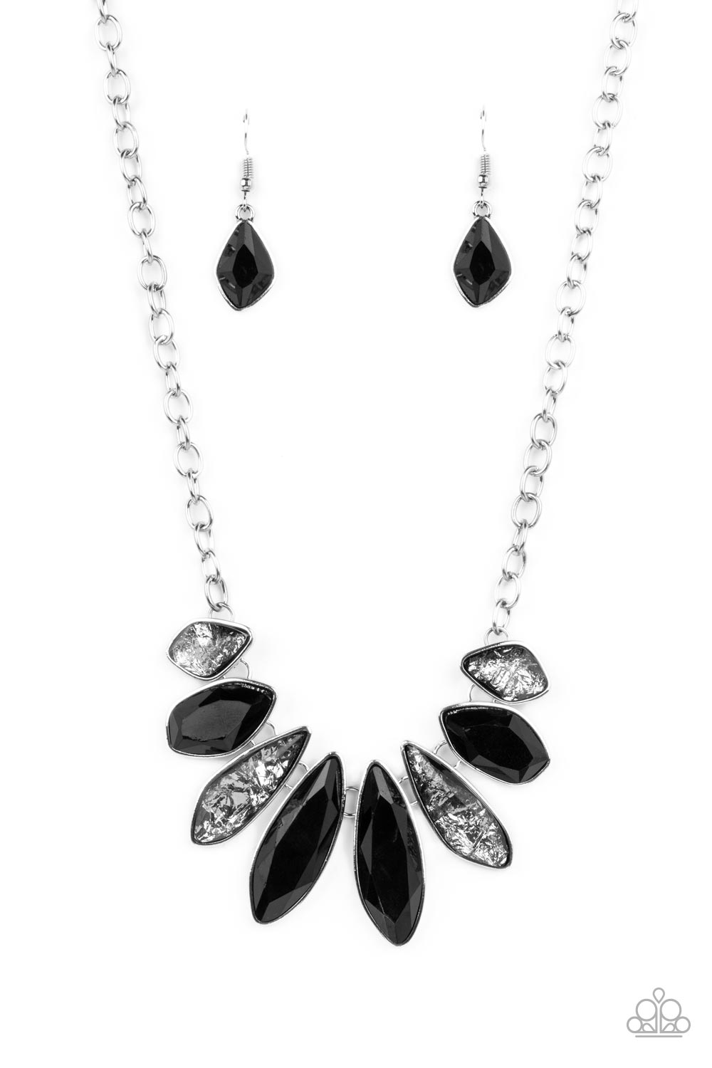 Paparazzi Accessories - Crystallized Couture N10 - Black Necklace