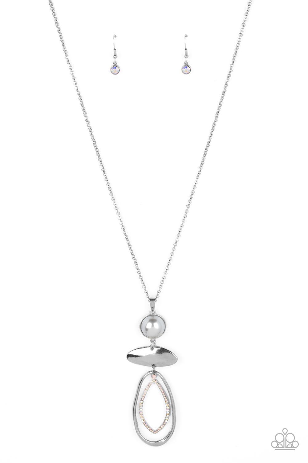 Paparazzi Accessories - Modern Day Demure N37 - Silver Necklace