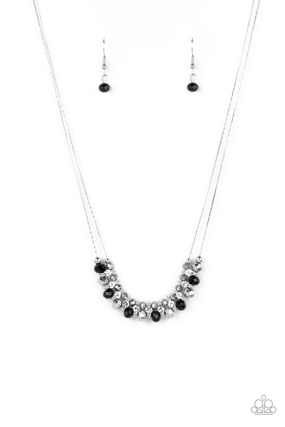 Paparazzi Accessories - Shimmering High Society - Black Necklace